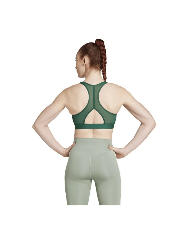 Adidas powerreact train medium support 3-stripes women bra