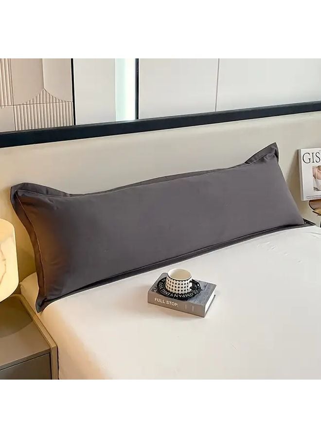 Dark Gray Body Pillowcase 18 9x59 06 Inches Ultra Soft Breathable All Season - Image 2