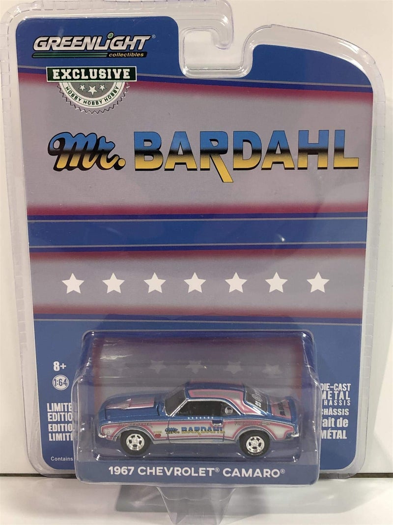 Greenlight 30095 Bardahl 1967 Chevrolet Camaro Bill Hielschers Mr Bardahl 1967 Camaro Hobby Exclusive 164 Scale - Image 4