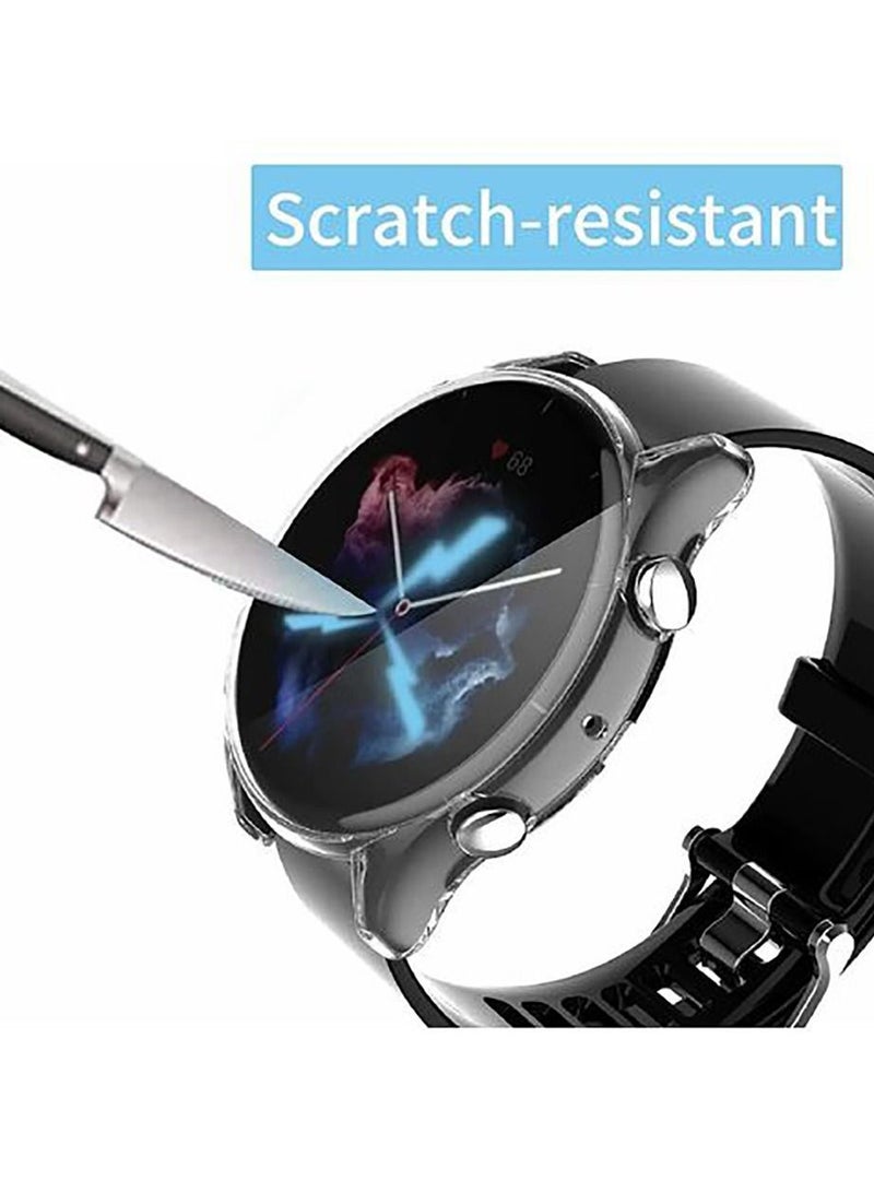 تغطية كاملة جراب واقٍ من مادة  تى بو يو لساعة امازفيت جي تي 3 - اسود Amazfit GTR 3 - Image 2