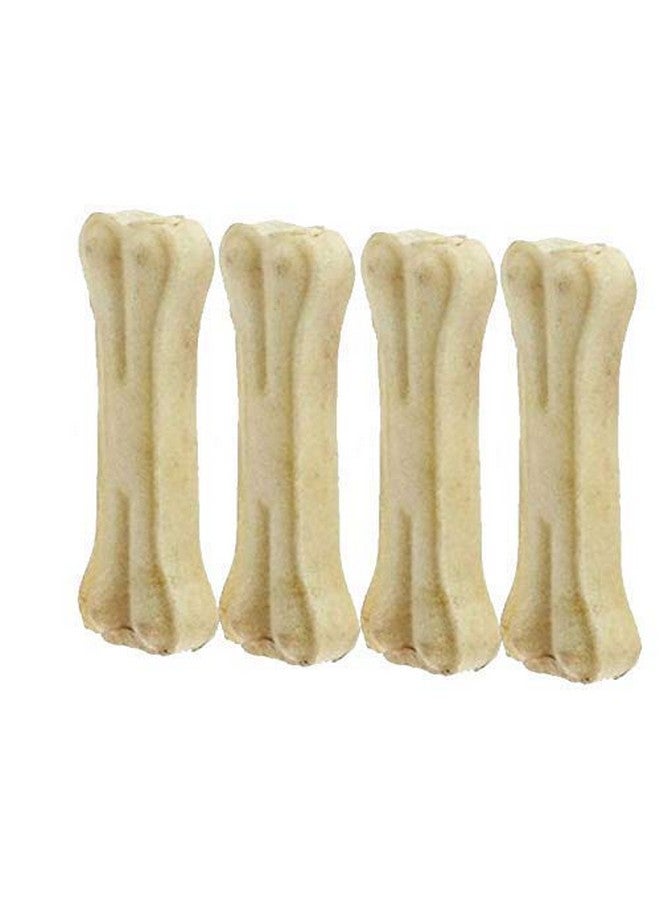 عظمة مضغ للكلاب مصنوعة من جلد خام (4 قطع، 3 بوصات)