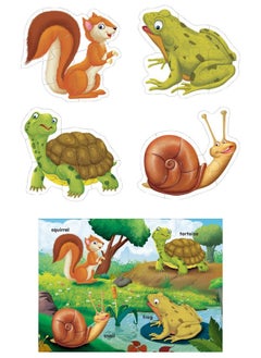 Creative's Creative's Early Puzzles Step -II Small Animals Puzzle | Animals Toy Game | Early Puzzles Step-II Series | Educational Toddler Toy | Jigsaw Puzzles for Kids of Age 3 & Years  - Image 2