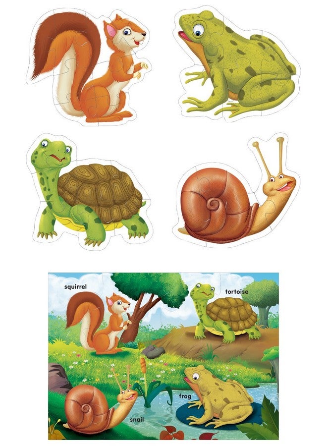 Creative's Early Puzzles Step -II Small Animals Puzzle | Animals Toy Game | Early Puzzles Step-II Series | Educational Toddler Toy | Jigsaw Puzzles for Kids of Age 3 & Years - Image 2