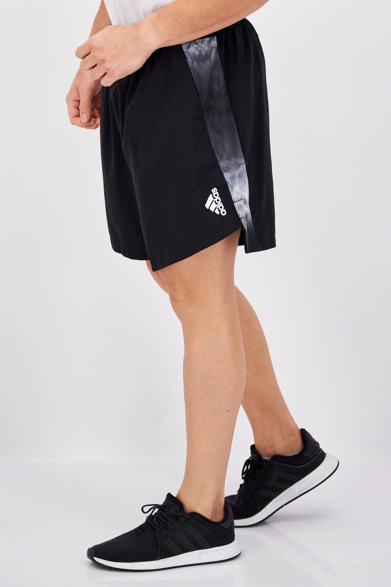 Adidas Men Sportswear Fit 7 Inseam Training Shorts, Black/Grey - Image 3