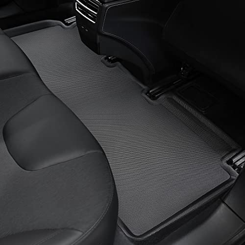 TAPTES for Tesla Model S Floor Mats 2019 2018 2017 2016 2015, Premium All Weather Anti-Slip Waterproof Floor Liners Car Interior Accessories - Compatible for Model S 2015-2019 (3 Pieces/Set) - Image 4