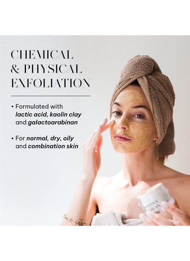 Joanna Vargas - Exfoliating Mask. Exfoliating Scrub with Lactic Acid and Clay to Gently Resurface Skin. Targets Pores, Acne, Fine Lines and Wrinkles (1.69 oz) - Image 1