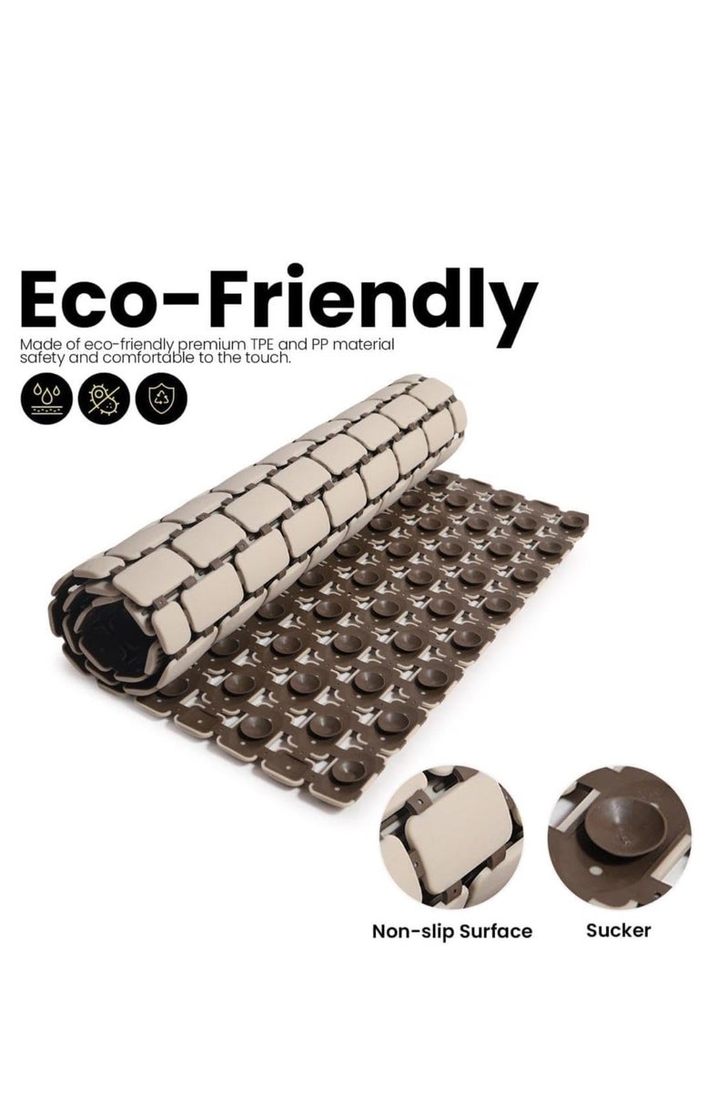 Non-Slip Rubber Bath Mat – Strong Suction Cup & Drain Holes – Ideal for Bathroom, Shower, Toilet - Image 4