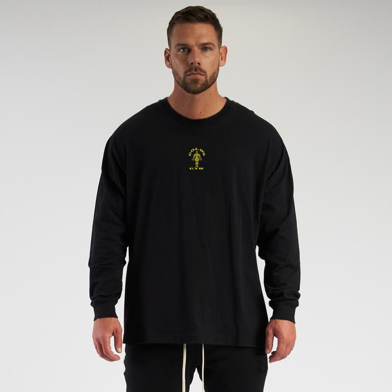 Men's Fitness Sports plus size muscle clothes autumn and winter long sleeve T-shirt casual running long sleeve - Image 2