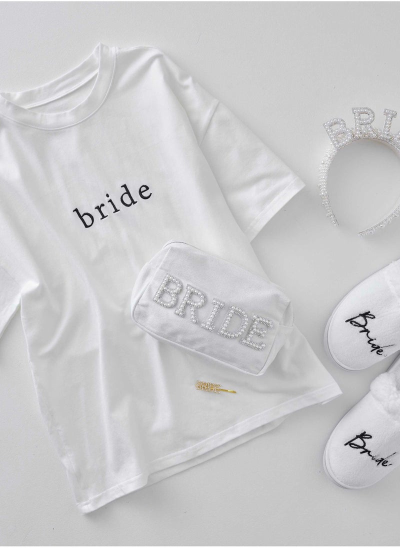 Ginger Ray Bride Pearl Headband - Image 4