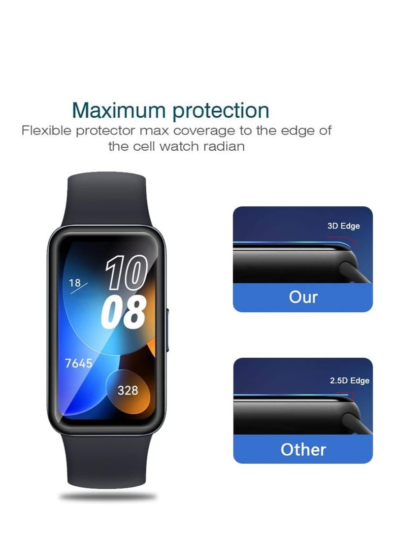 Huawei / Honor Band 8 Screen Protector Film Not Glass - BLACK - Image 3
