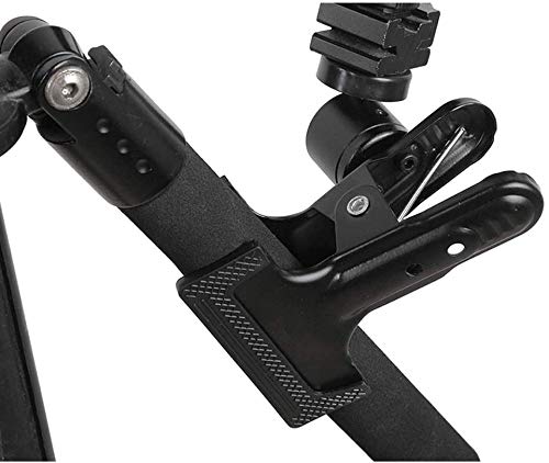 SHOPEE Metal Flash Hot Shoe Clip Clamp Reflector Holder Mount with 360° Swivel Ball Head 1/4 Inches Screw for Light Stand Bracket DSLR Camera Speedlite Tripod - Image 4