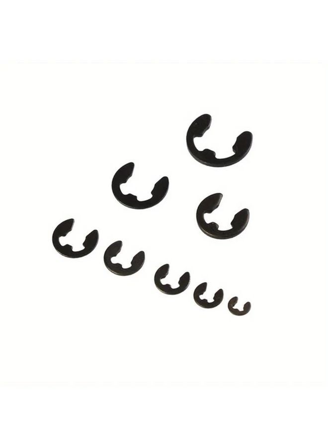 1000pcs Black Carbon Steel Washer Assortment Kit M1 2 to M15 External Retaining Ring E Clip - Image 5