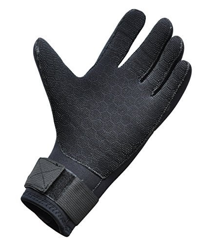 KONA 3mm Premium Double-Lined Neoprene Scuba Diving Gloves with Pentagrip Technology (Small) - Image 2