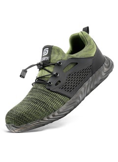 SLIMTA SLIMTA Men Women Safety Shoes Non-Slip Steel Toe Cap Trainers Mesh Breathable Lightweight Comfortable Puncture Proof Industrial Shoes  - Image 5