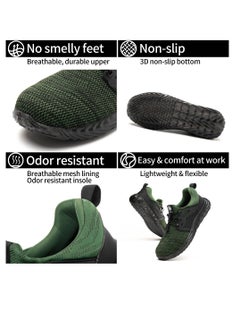 SLIMTA SLIMTA Men Women Safety Shoes Non-Slip Steel Toe Cap Trainers Mesh Breathable Lightweight Comfortable Puncture Proof Industrial Shoes  - Image 3