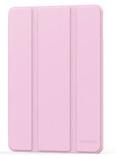 Terra iPad Terra Cover for Apple iPad 11 inch with Smart Pencil Holder Slim Smart Cover with Fabric Stand, Pink  - Image 2