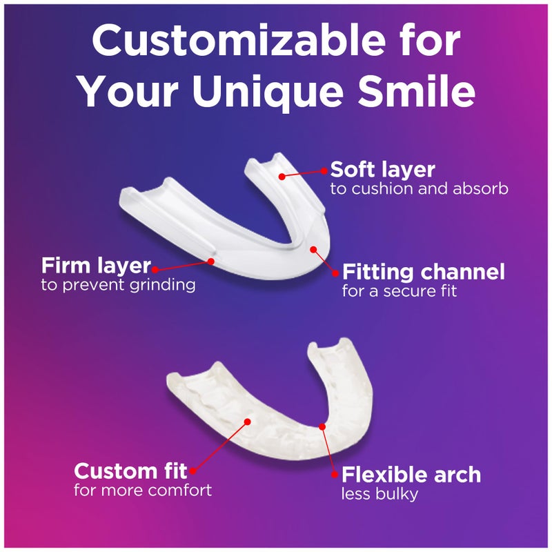 The Doctor's The Doctor's NightGuard, Mouth Guard for Grinding Teeth, Dental Guard for Bruxism, Night Guard for Teeth, 1 Pack - Image 2