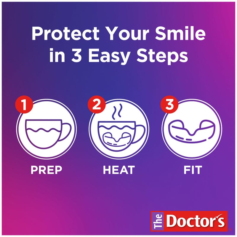 The Doctor's The Doctor's NightGuard, Mouth Guard for Grinding Teeth, Dental Guard for Bruxism, Night Guard for Teeth, 1 Pack - Image 4