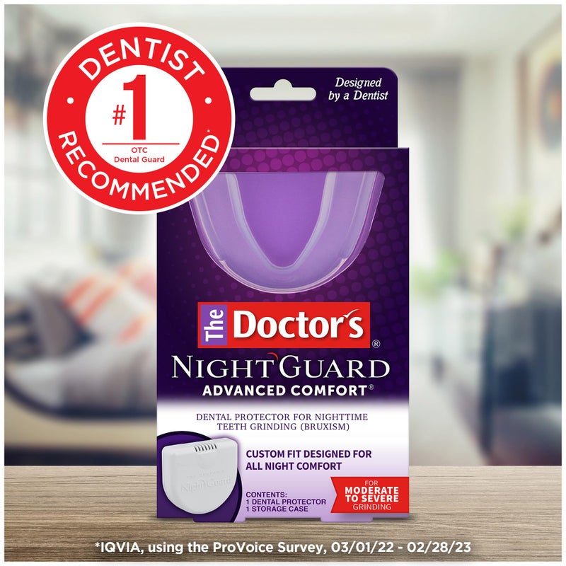 The Doctor's The Doctor's NightGuard, Mouth Guard for Grinding Teeth, Dental Guard for Bruxism, Night Guard for Teeth, 1 Pack - Image 3