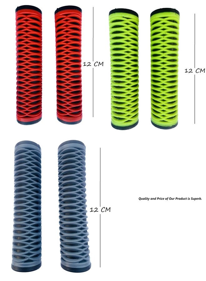 Ilsha® Handle Grip 12cm Length Soft Rubber Non Toxic Anti-Slip MTB/City Standard Size Cycle Handle Grip. - Image 2