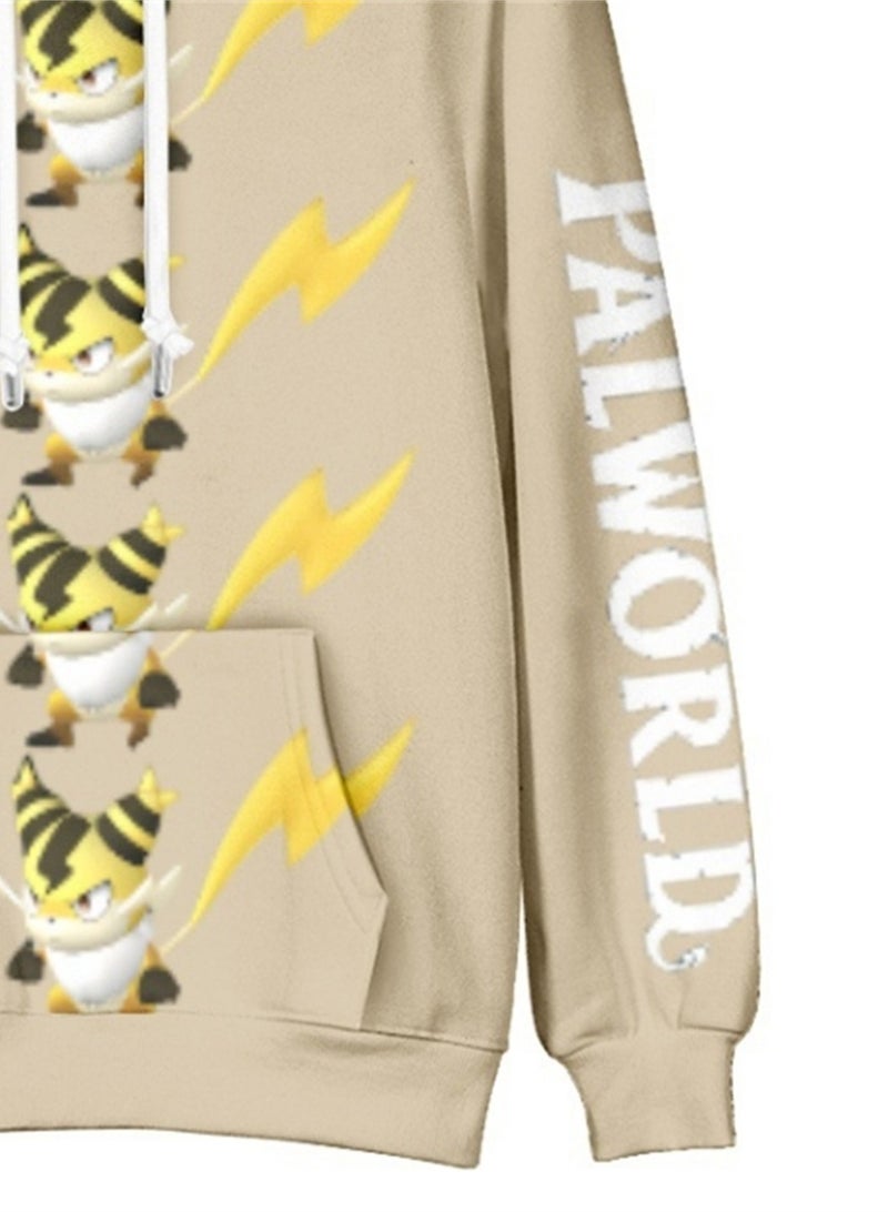 Palworld Phantom Beast Palu Animation Printed Hooded Sweatshirt for Adults and Children - Image 4