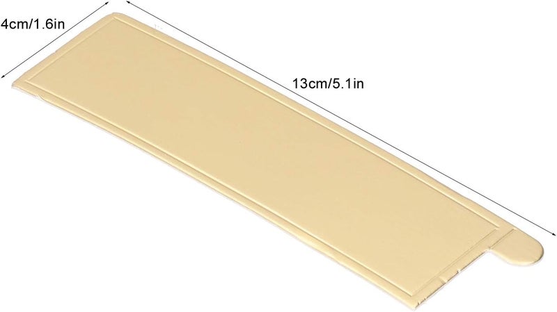 VINGVO Mini Cake Boards, Gold Cake Board 100PCS 5.1x1.6in Rectangle Cake Boards Cake Board Mousse Cake Cardboards Mini Dessert Plates for Dessert Cupcake - Image 4