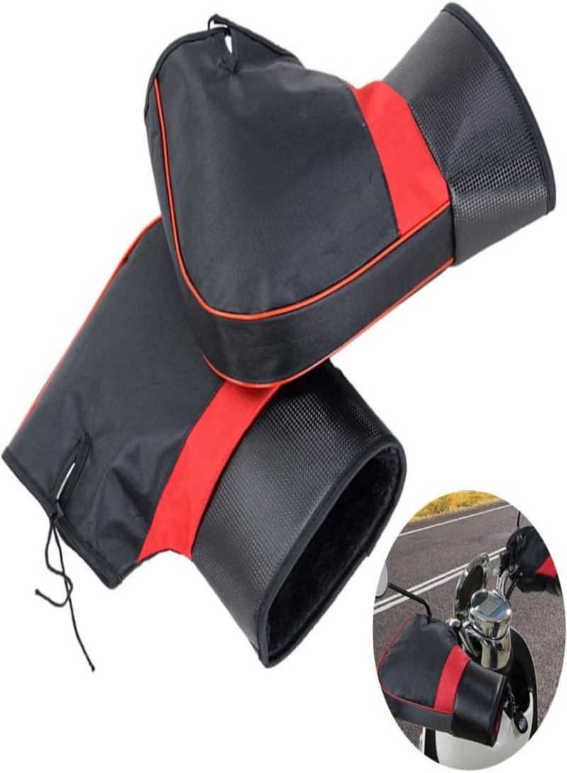 GGOOT Motorcycle Handlebar Mittens Windproof Thick Warm Hand Muffs Gloves Protective Cover, Handlebar Mittens, Warm Handlebar Muffs, Windproof Handlebar Mittens  - Image 3