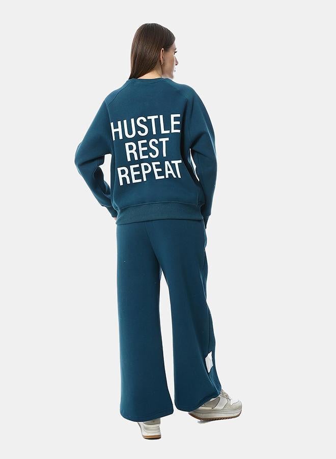 XTCY Milton raglan sleeve pajamas petroli women petroli 2XL B4-petroli-2XL - Image 3