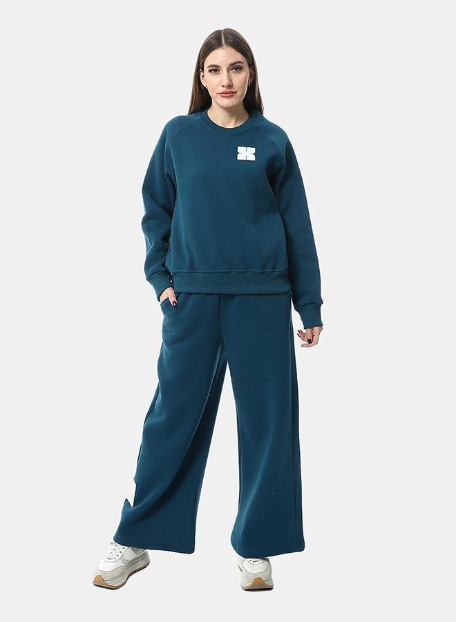 XTCY Milton raglan sleeve pajamas petroli women petroli 2XL B4-petroli-2XL - Image 1