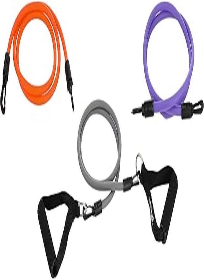 Liveup - Liveup ls3217 sports expander resistance bands set suitable for training and workout - multi colour - Image 1