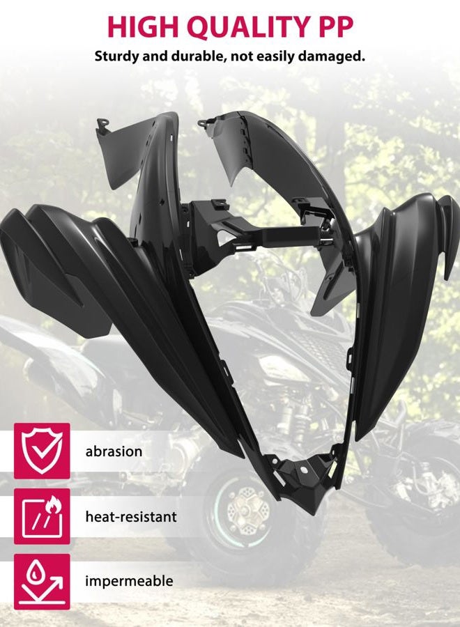 VEISUTOR Front Fender Flares for Raptor 700, Black Front Mud Flaps Mud Guards Extension for Yamaha Raptor 700 700R 2013-2025 Accessories - Image 4