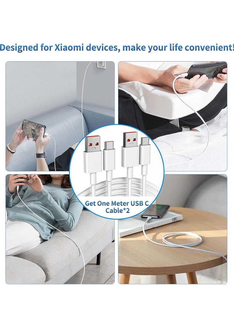 Generic - كابل شحن USB C لـ Redmi Note 13/Note 12/Note 12 Pro/Note 11، كابل شحن سريع 120 وات 3A من النوع C لـ Xiaomi 12T Pro 11T Pro 11T 12 Pro 13 Pro Pad 5 POCO M5 - Image 1