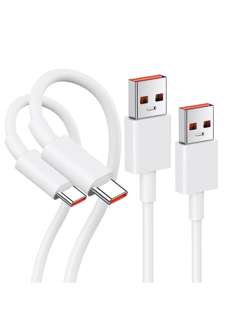 Generic - كابل شحن USB C لـ Redmi Note 13/Note 12/Note 12 Pro/Note 11، كابل شحن سريع 120 وات 3A من النوع C لـ Xiaomi 12T Pro 11T Pro 11T 12 Pro 13 Pro Pad 5 POCO M5 - Image 1