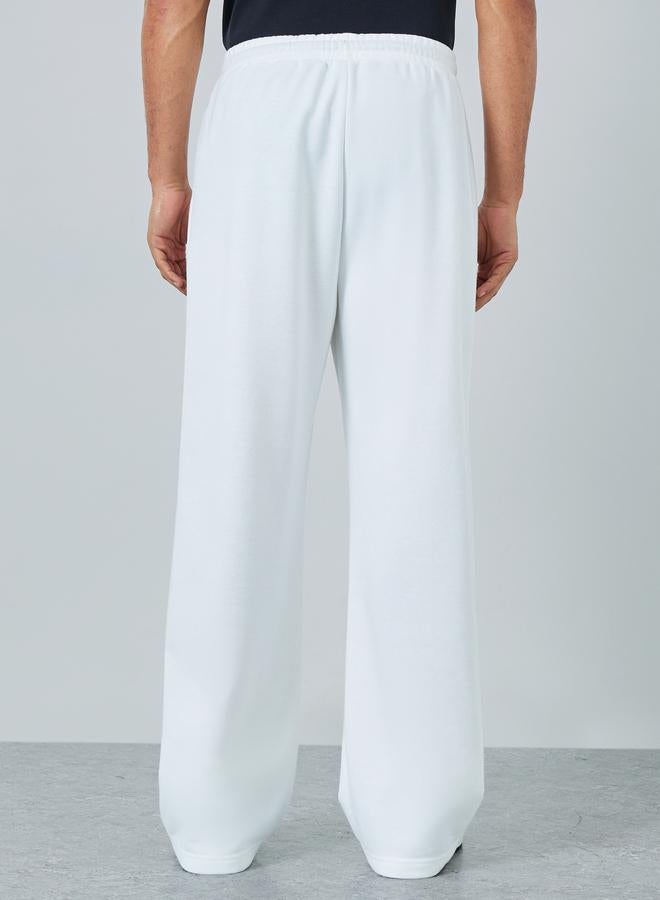 Styli Men Text Print Oversized Joggers - Image 3