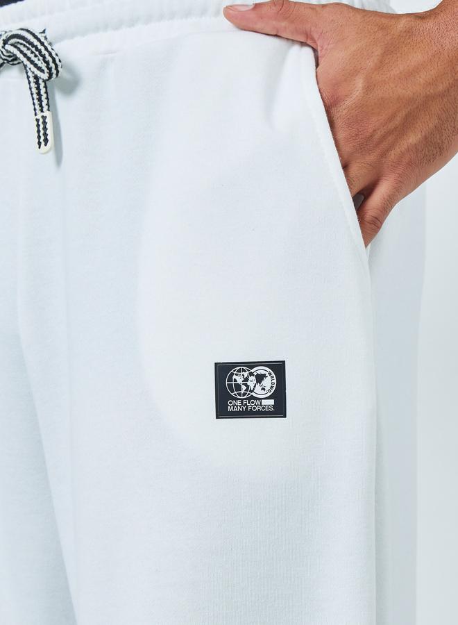 Styli Men Text Print Oversized Joggers - Image 4