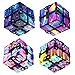 WUQID Infinitycube Fidget Toy Stress Relieving Fidgeting Game for Kids and AdultsCute PocketSized Unique Gadget for Anxiety Relief and Kill Time 4 Colorful - Image 2