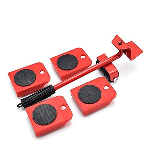 KPS Heavy Furniture and Appliance Mover Tool Set Roller Lifter Moving System With 4 Wheel Sliders Kit Set of 1 - Image 1