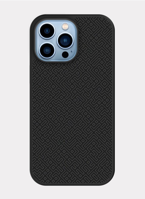 iPhone 13 Pro Max case cover Black Pattern