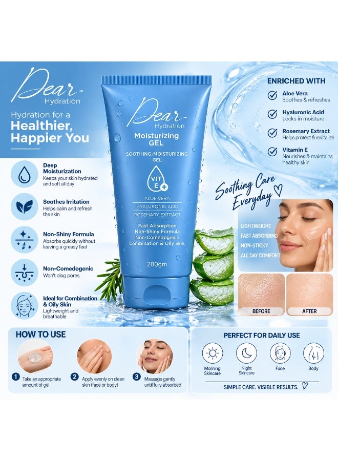 DEAR Hydration Soothing Moisturizing Gel 200g - Image 2