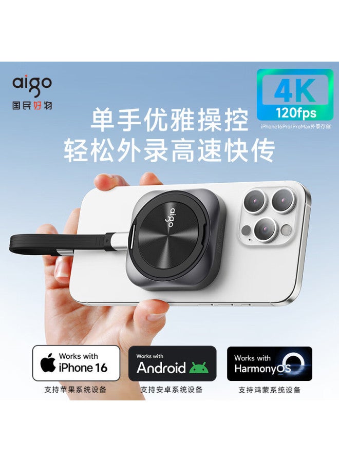 aigo Magnetic Mobile Solid State Drive Usb3.2 High-speed Reading Phone Stand Pd Power Upgrade - Image 2