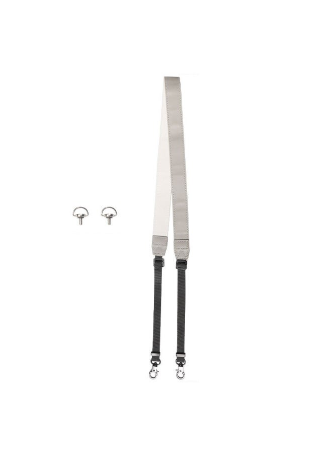 Suitable For DJI AIR3S With Screen Control RC2 Labor-saving Lanyard Tempered Film Hood Protective Cover Storage Bag-Color:Gray Lanyard [folding Screw Type] Adjustable Length 122-156cm-Specifications:For Air 3s With Screen Control Rc2 - Image 1