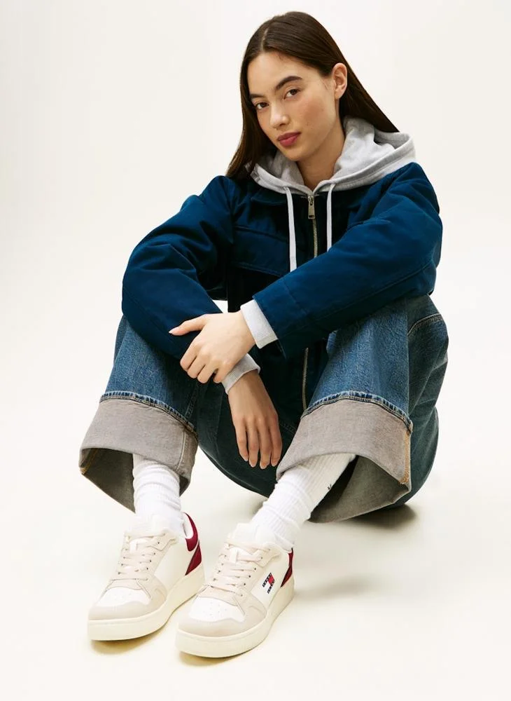 TOMMY JEANS Retro Leather Sneakers