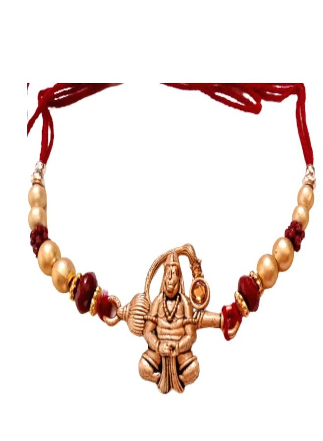 DEV POOJA STORE Lord Hnuman Ji Rakhi | Fancy Rakhi |Bajrangbali Rakhi |Send Rakhi Online | Rakhi Online Shopping - Image 3