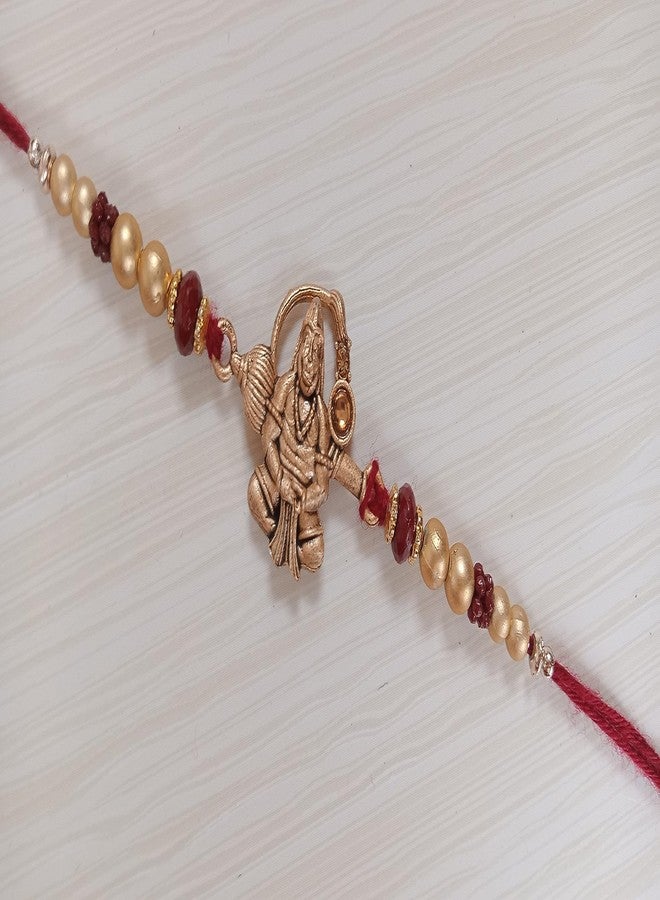 DEV POOJA STORE Lord Hnuman Ji Rakhi | Fancy Rakhi |Bajrangbali Rakhi |Send Rakhi Online | Rakhi Online Shopping - Image 4