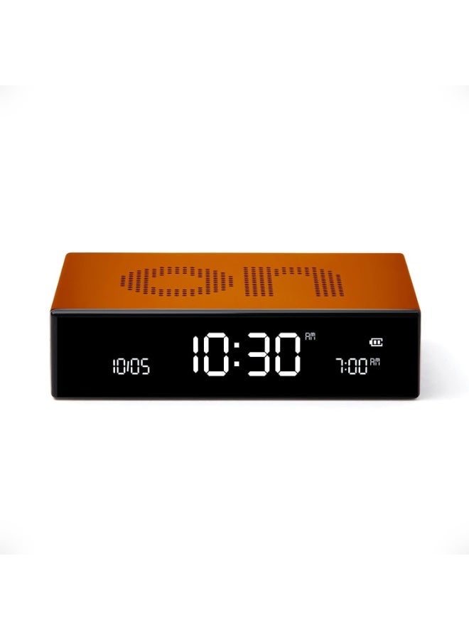 LEXON Flip Premium Reversible Rechargeable Alarm Clock With LCD Screen - Image 1