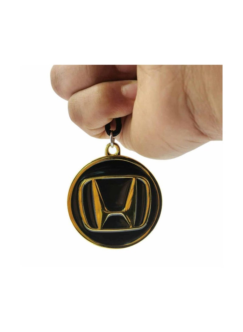 HONDA  Car Emblem Car Mirror Hanging Pendant Metal Mini Car Decoration Chain With HONDA  1 Pcs - Image 4
