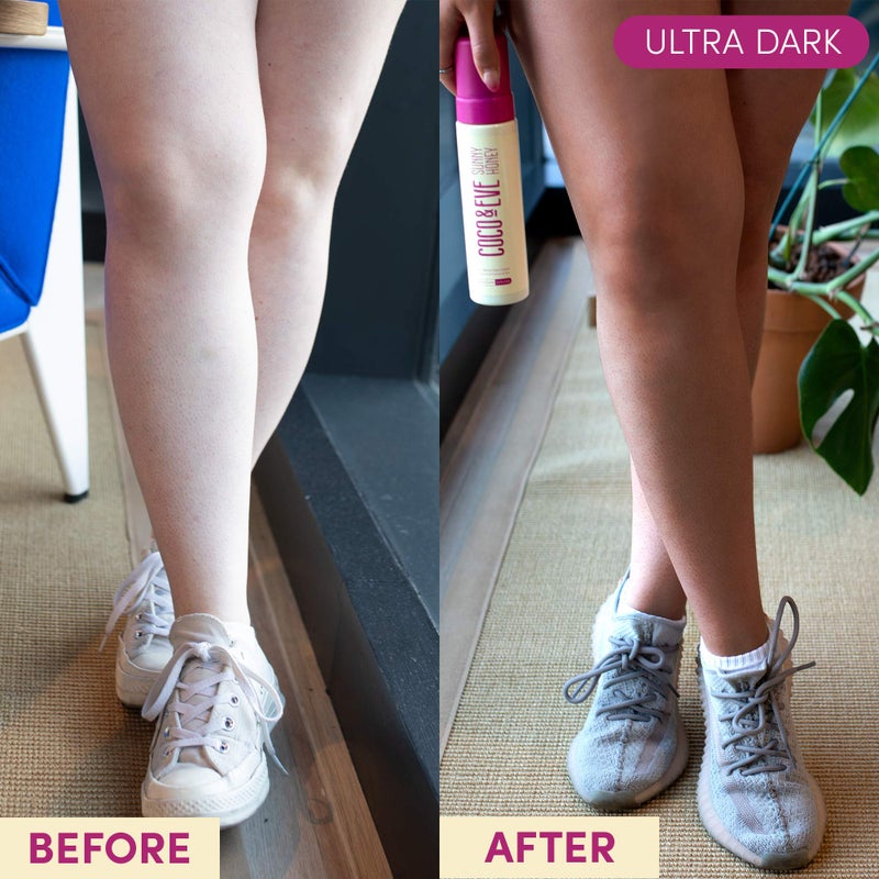 COCO & EVE كوكو وإيف صبغة برونزية ذاتية التسمير من بالي - (داكنة جداً) لوشن تسمير فوري طبيعي بالكامل مع برونزر ومرطب للبشرة (6.7 أونصة سائلة) - Image 3