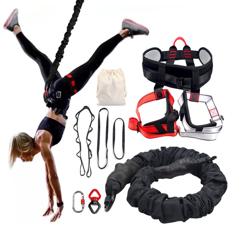 Indoor Bungee Vigor With Bungee College Air Yoga Strap Rope Yoga Studio Training Hanging Equipment - Image 2
