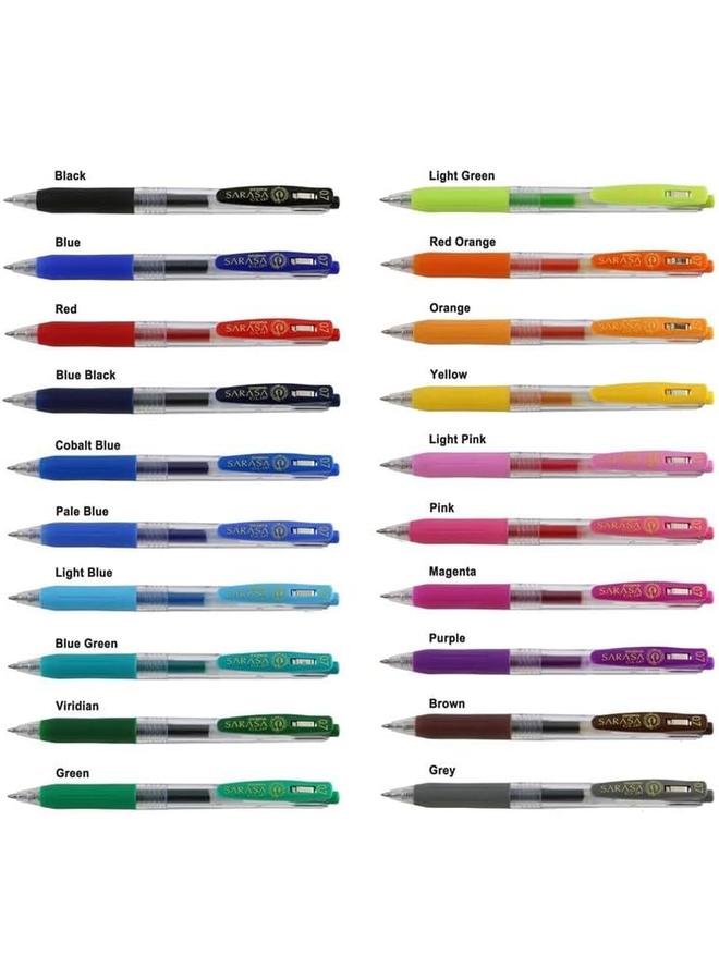 ZEBRA Sarasa Clip 0.5Mm Red Pack Of 10 - Image 2