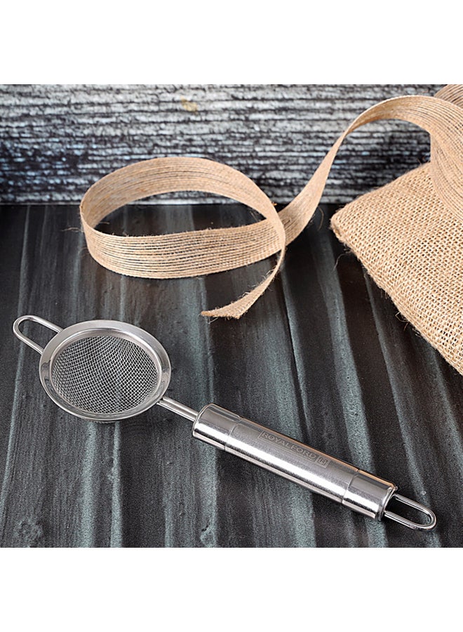 Royalford RF2048-S6.5 Stainless Steel Tea Strainer Silver 6.5cm - Image 4